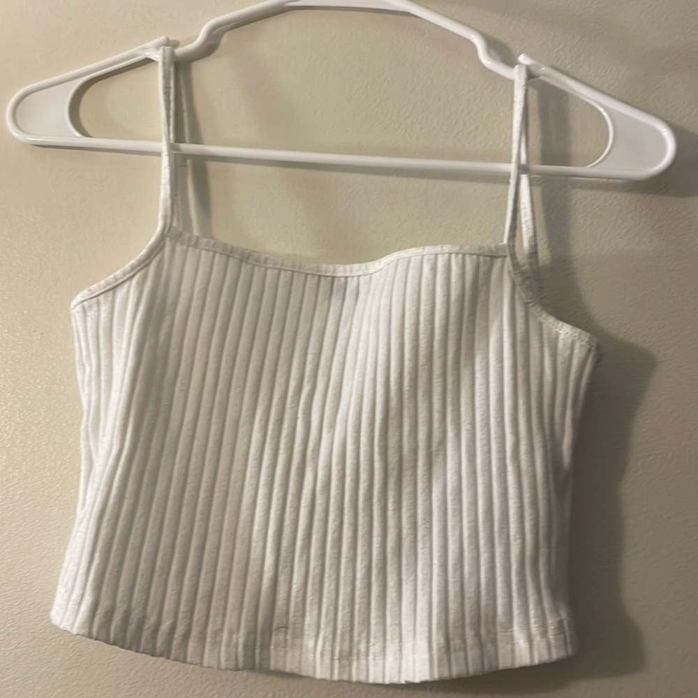 white tank top